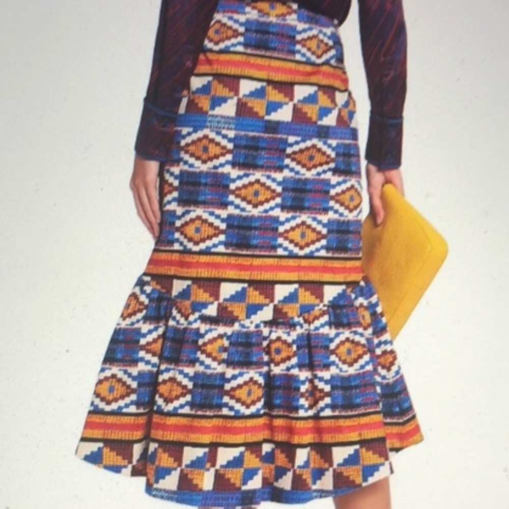 Stella Jean African Print midi Skirt